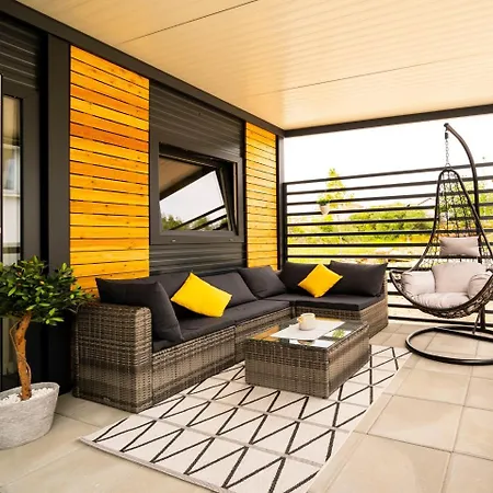 Cosy Modern Mini House 10 By The Sea With Private Terrace In Limoni Camp - Walk To & Local Taverns Campsite *